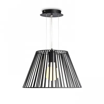 VESCO Corp de iluminat suspendat negru 230V E27 42W