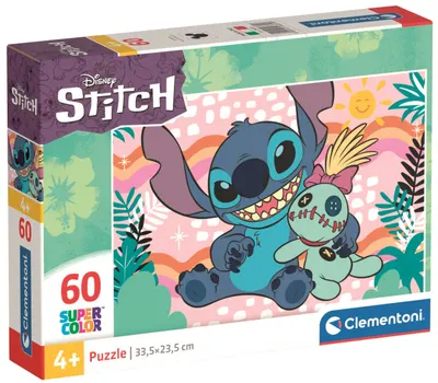 Puzzle pentru copii Clementoni din 60 piese - Stitch