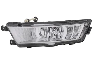 Proiector ceata Stanga (H8 LED, cromat; cu lumini de zi) potrivit SKODA RAPID 07.12-12.18