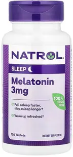 Melatonin, 3 mg, 120 tablete, Natrol