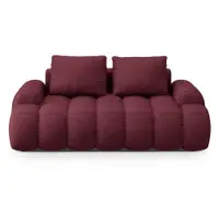 Canapea burgundy 175 cm Linz – Cosmopolitan Design