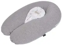 Pernă 3 în 1 pentru sarcină și alăptare Candide - Multirelax, Iepurași, gri