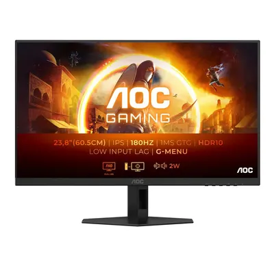 Monitor Consumer AOC 24G4XE, 23.8", 1920 x 1080 pixeli, Black, Grey, 3 ani Garantie