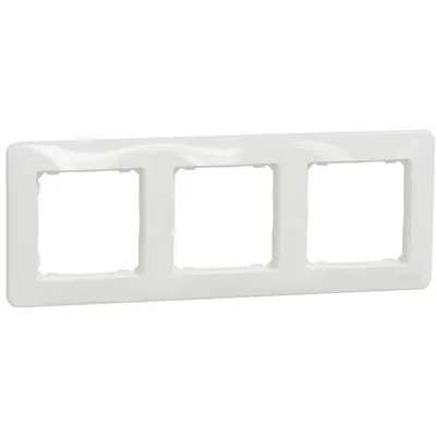 Rama tripla, Schneider, SDD311803, Sedna Design, alb