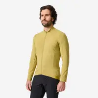 Geacă călduroasă ciclism MTB 500 Verde auriu Bărbați