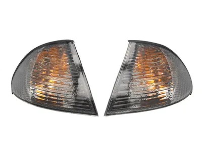 Semnalizator lateral stanga/dreapta potrivit BMW Seria 3 1998-2001 - (fumuriu, set)