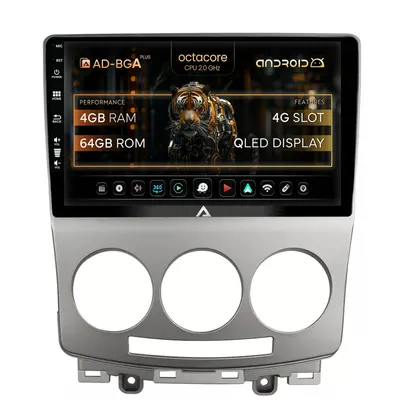 Navigatie Mazda 5 (2005-2010), Android, A-Octacore 4GB RAM + 64GB ROM, 9 Inch - AD-BGA9004+AD-BGRKIT324