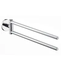 Suport prosop baie dublu crom Hansgrohe Logis