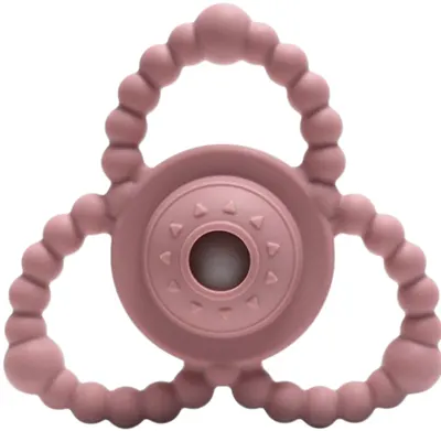 Zdrănitoare din silicon Lorelli Premium - Deep Pink