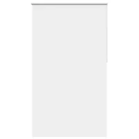 Gossi jaluza cu role opace alb 140x230 cm latime material 136,6 cm