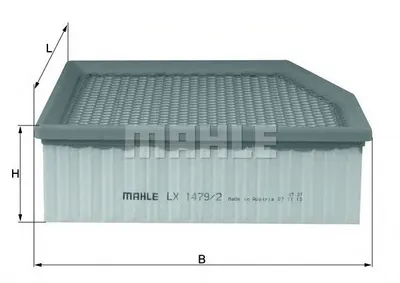Filtru aer MAHLE ORIGINAL LX 1479 2