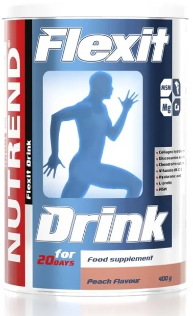 Flexit Drink, piersică, 400 g, Nutrend