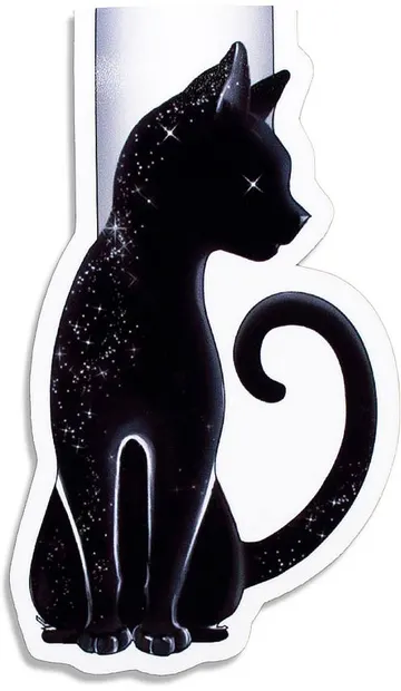 Separator magnetic pentru cărți Next Lit - Midnight Cat