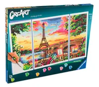 Set de pictură pe număr Ravensburger CreArt - Gânduri pariziene
