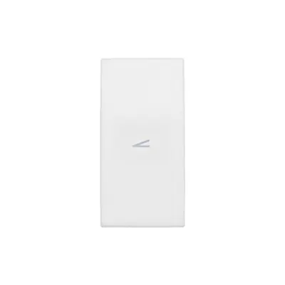 Clapetă cu simbol DIMMER, 1M, alb
