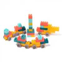 Blocuri de Constructie in Cutie - 58 Piese - Nurio