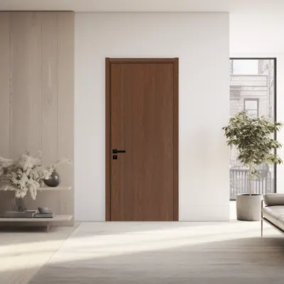 Usa interior din MDF KM 507 reversibila toc inclus stejar inchis 80 x 200 cm