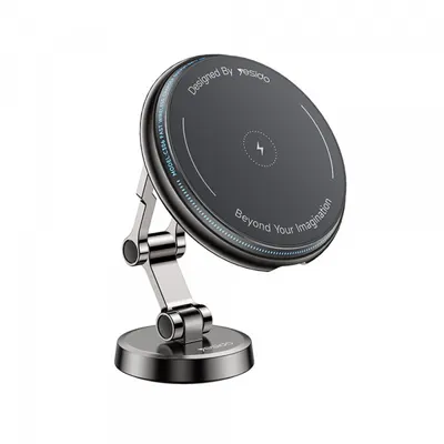 Incarcator Auto Wireless Yesido C306, 15W, 1.67A, Negru