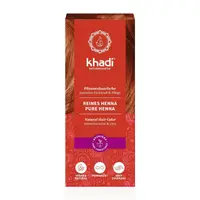 Vopsea de par naturala, PURE HENNA (rosu) ,100gr, Khadi