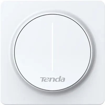 Comutator inteligent de perete Tenda - SS9, dimabil, alb