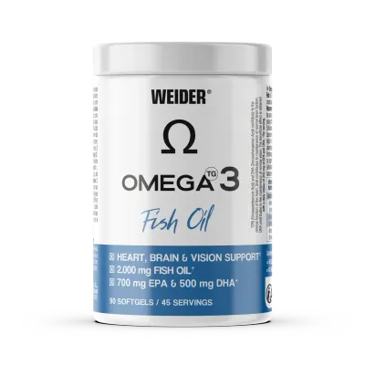 Supliment Omega 3, Weider, 90 capsule, ulei de pește