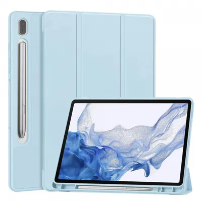 Husa pentru Xiaomi Redmi Pad 2, Techsuit, Flex Trifold, Bleu