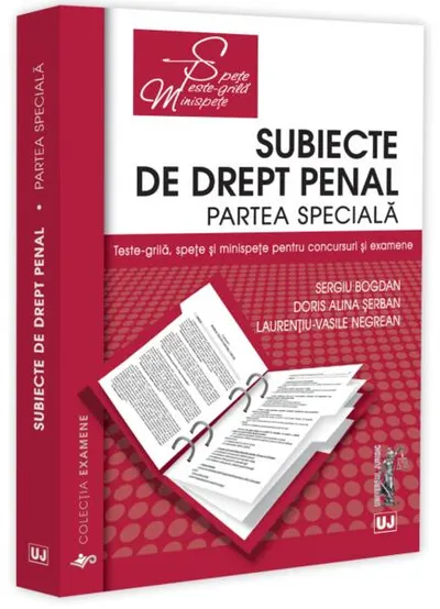 Subiecte de Drept penal. Partea specială - Paperback brosat