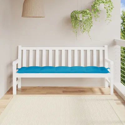 Gossi perna de banca, albastru deschis, 180x50x7 cm, material oxford