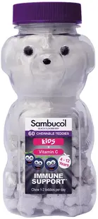 Kids + Vitamin C, 60 pastile, Sambucol