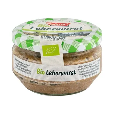 Pate BIO cu Ficat de Porc, 160 g, Muller's Hausmacher Wurst