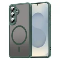 Husa MagSafe pentru Samsung Galaxy S24 S921, Techsuit, HaloFrost II, Verde