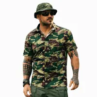 Camasa Helikon-Tex Hawaiian Shirt - Brushstroke Camo / 2XL