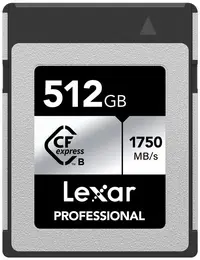 Card de memorie Lexar - Professional Silver, 512GB, CFexpress Type B