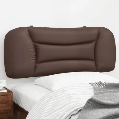 vidaXL Pernă pentru tăblie pat, Hvar, maro, 100 cm, piele artificială