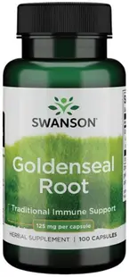 Goldenseal Root, 125 mg, 100 capsule, Swanson