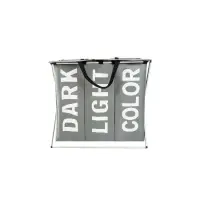 Cos de rufe multifunctional, 3 compartimente, impermeabil, 64,5x58x36,5cm, gri