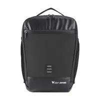 Geanta trotineta, bicicleta, multifunctionala, impermeabila, 7.3L, negru