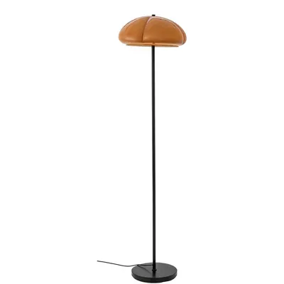 Lampadar galben ocru cu abajur din sticlă (înălțime 157 cm) Kinoko – Bloomingville