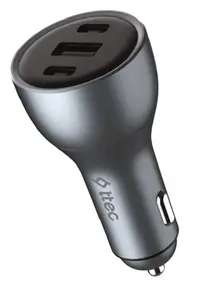 Încărcător auto ttec - SmartCharger Duo PD, USB-C/USB-A, 130W, gri