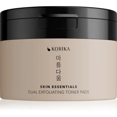 KORIKA Skin Essentials Dual Exfoliating Toner Pads dischete exfoliante duble 20 buc