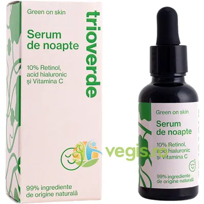 Ser de Noapte cu 10% Retinol, Acid Hialuronic si Vitamina C Lipozomala 30ml