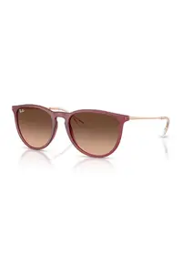 Ochelari de soare pantos unisex Erika - Rosu capsuna