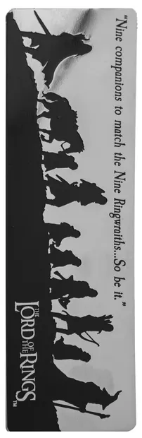 Separator de cărți Moriarty Art Project Movies: The Lord of the Rings - Fellowship of the Ring