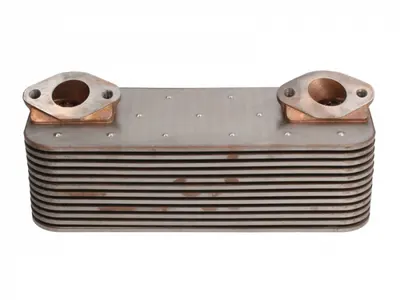 Radiator ulei (250x100x68mm, numar de nervuri: 12) potrivit MERCEDES ACTROS, ACTROS MP2 MP3 OM541.920-OM542.969 04.96