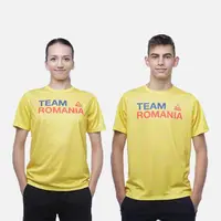 Tricou Poly Peak TeamRomania20 Galben