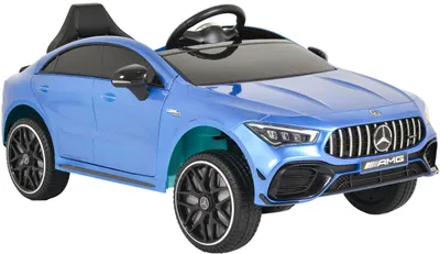 Mașinuță electrică Mercedes - AMG CLA 45, albastru