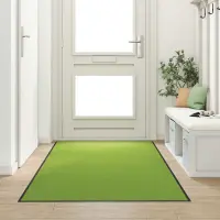 vidaXL Covoraș de intrare Verde și Negru 120 x 250 cm 100% Poliamidă