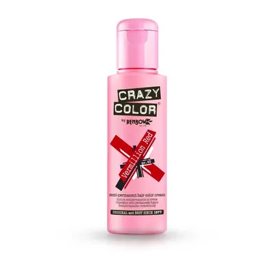 Vopsea semi-permanenta VERMILION RED - CRAZY COLOR - no.40 - 100 ml