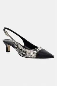 MICHAEL Michael Kors pantofi cu toc stiletto din piele Amara Toe Cap Sling Pump