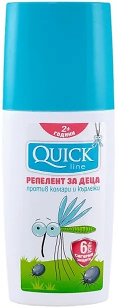 Repelent împotriva țânțarilor și căpușelor Quickline - 100 ml